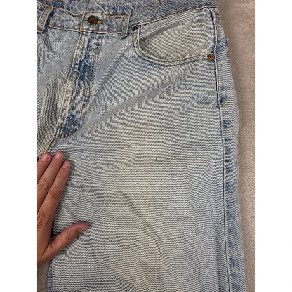 Vintage Levi's 550 Relaxed Jeans Mens 36x32 Fit 34x32 Distressed Made in USA 90s